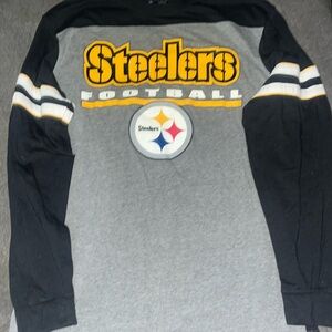 Men’s size large Pittsburgh Steelers, long sleeve T-shirt by NFL team apparel